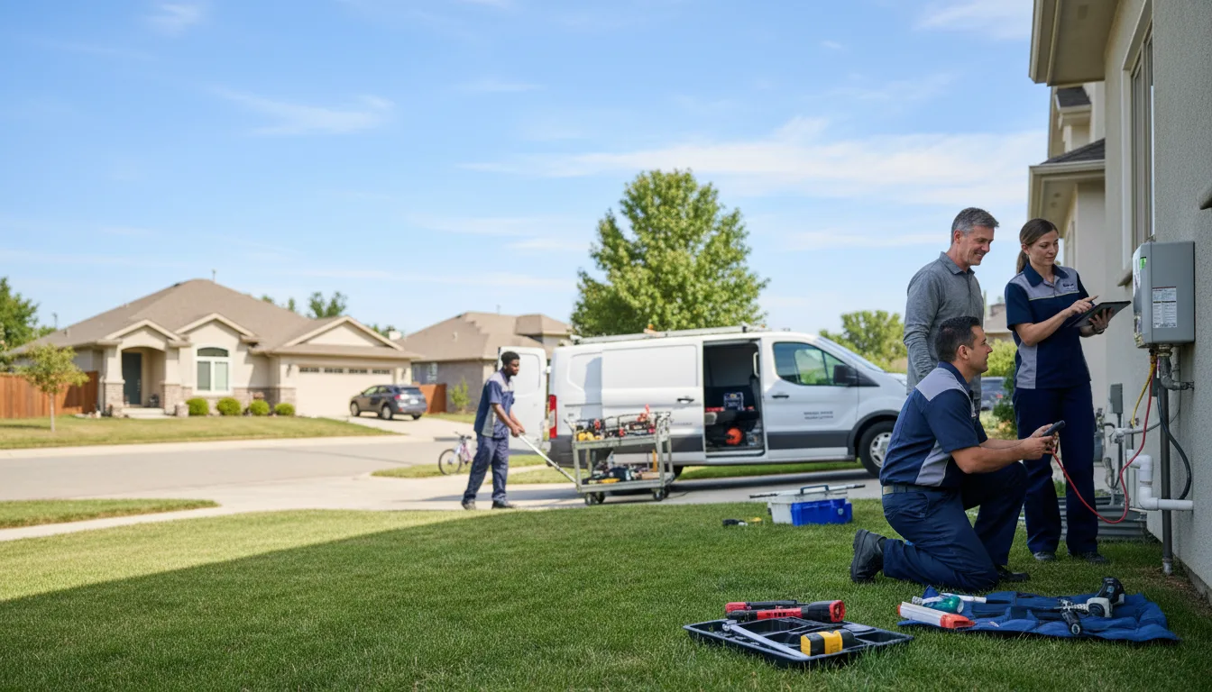 Tankless water heater service in Portland, PA